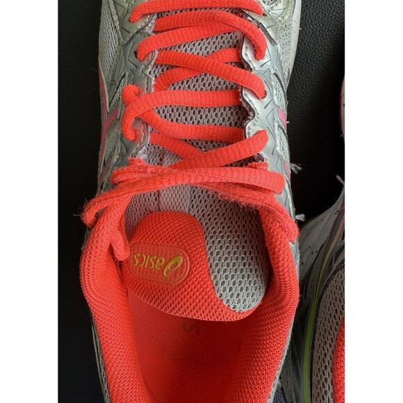 Size 8.5 - ASICS GEL-Exalt 3 Orange Pink Gray Running Shoes - Picture 9 of 12